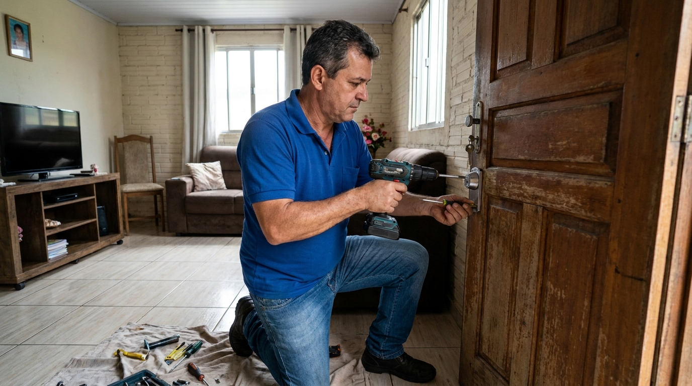 Serviço de Instalação de Fechadura Residencial em São Bernardo do Campo‑SP